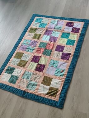 Handmade Patchwork Quilt Vintage Inspired Y2K